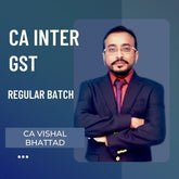 CA Inter GST | Regular Batch by CA Vishal Bhattad | For Jan/May/Sep 26 Exams